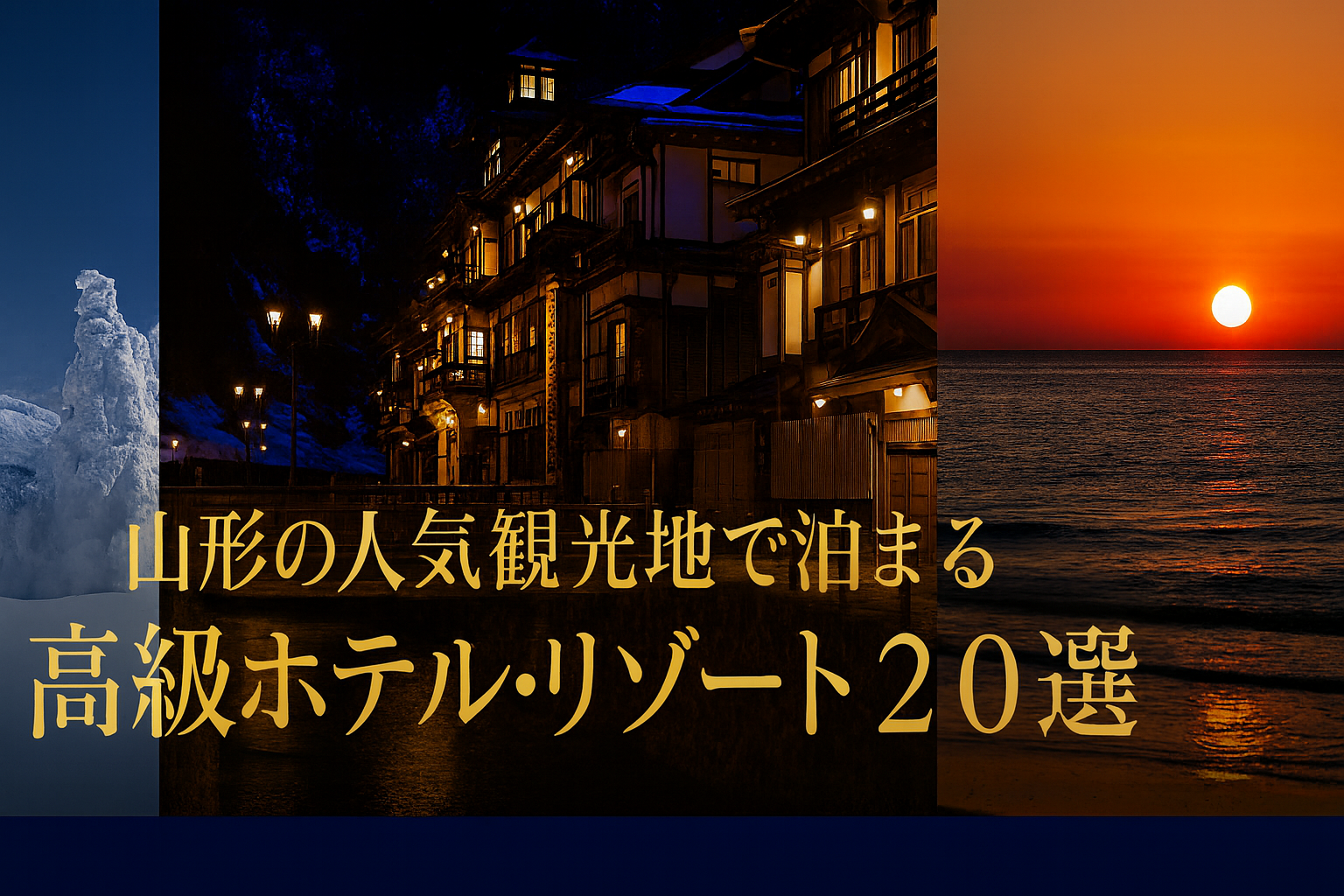 山形の人気観光地で泊まる｜高級ホテル・リゾート20選【温泉・絶景・美食】完全ガイド