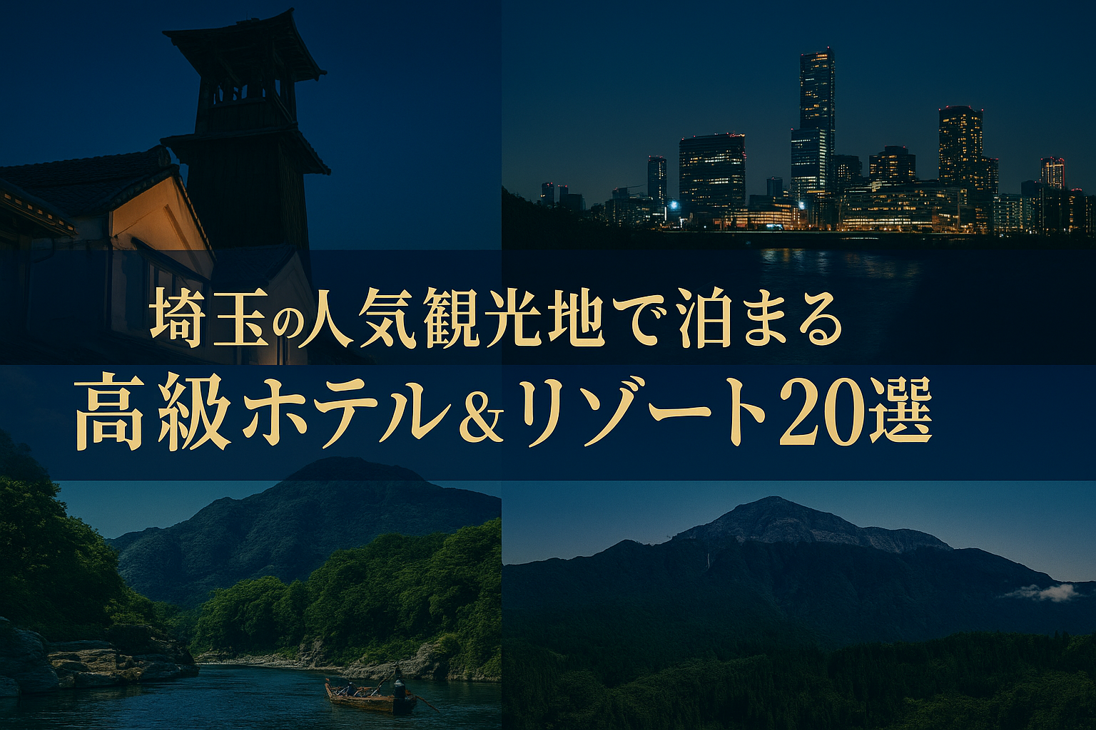 埼玉の人気観光地で泊まる｜高級ホテル・リゾートホテル20選